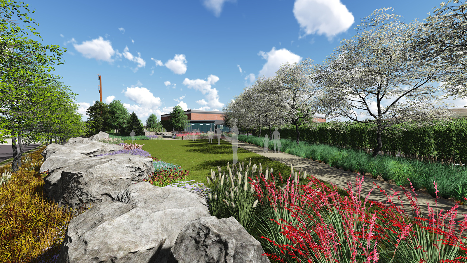 Healing Garden rendering in 20 years